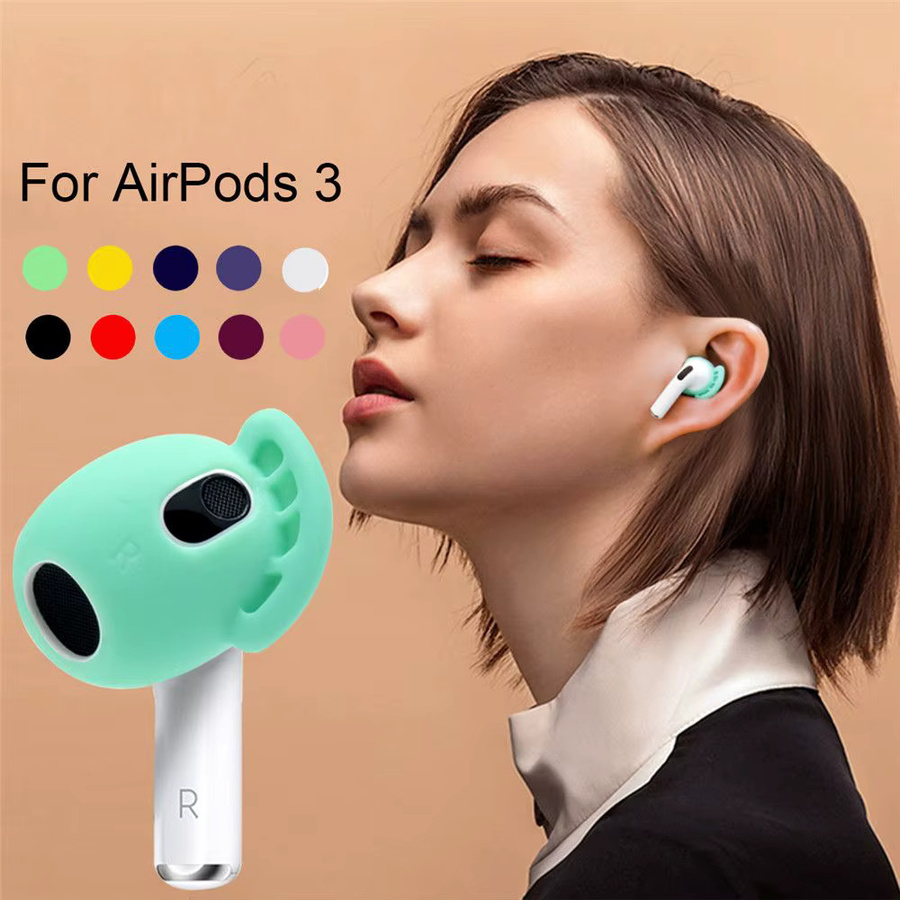 Silikon-Ohrstöpsel-Abdeckung für Apple AirPods 3. Generation in Blau - Bild 3