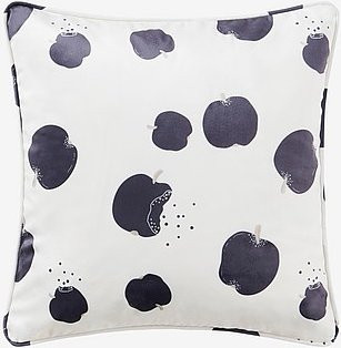 Jotex Kissenhülle POMME in Weiß mit floralem Design, B/B: 45 x 45 cm - Bild 1