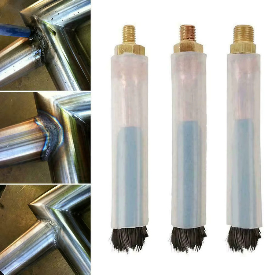 DAZZLEEX Carbon Faser Schweißpinsel zur Reinigung von WIG und MIG Schweißnähten in Transparent - Bild 2