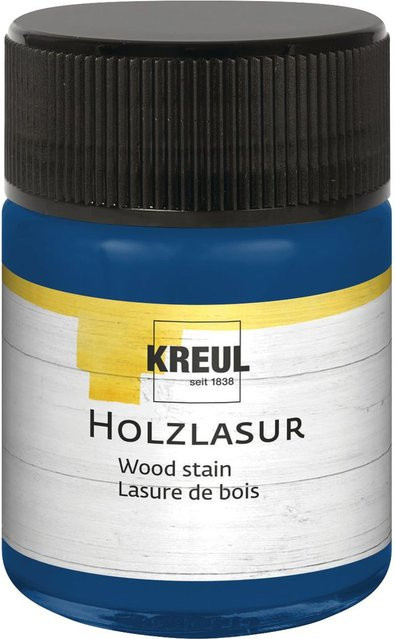Kreul Kreative Holzlasur wasserbasiert Ultramarin Blau 50 ml - Bild 1