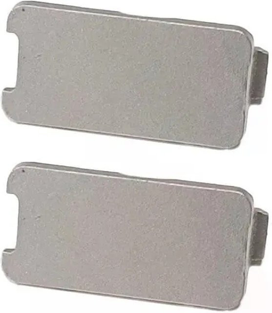 BALTER EVO Schraubenabdeckungen Silber, 2 Stück, B/T/H: 40 x 20 x 20 mm - Bild 1