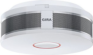 Gira Dual Q Rauchwarnmelder und Thermomelder kombiniert, batteriebetrieben, Weiß, Aufputzmontage - Bild 2