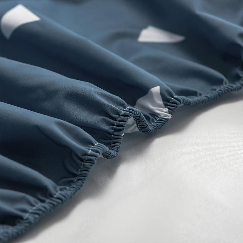 Wasserdichtes elastisches Spannbettlaken von Yiran Furniture aus Polyester für den Sommer, B/T/H: 90 x 200 x 15 cm - Bild 2