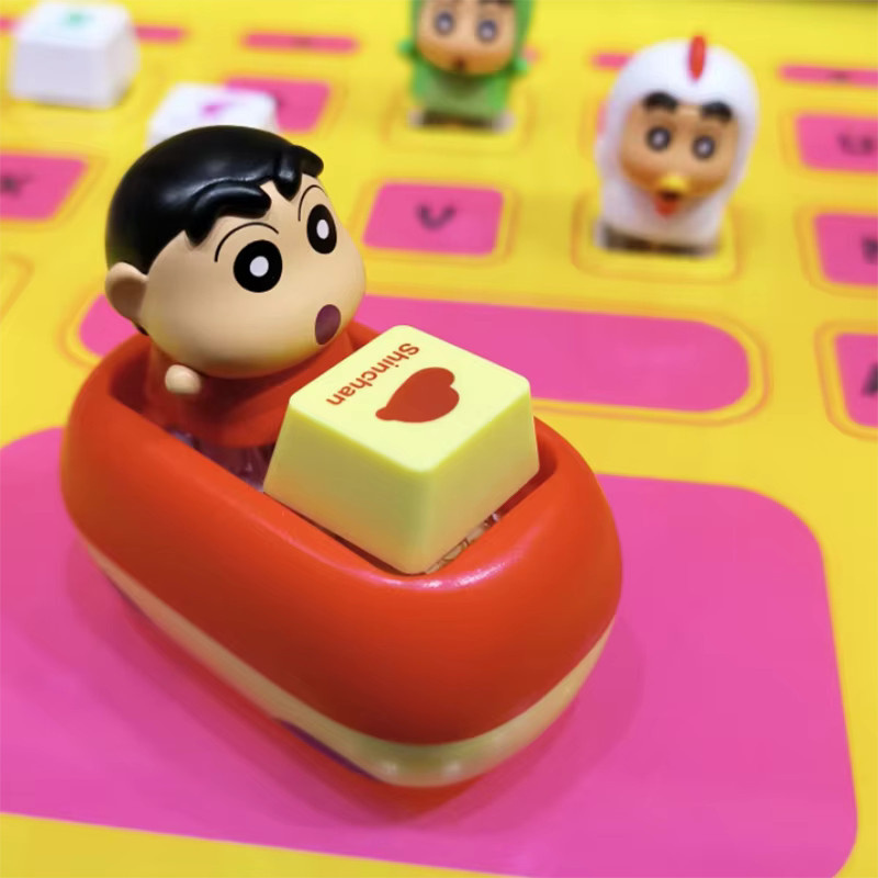 52TOYS Crayon Shinchan Tastatur-Keycap Blind Box Sammelfigur, Bunt - Bild 3