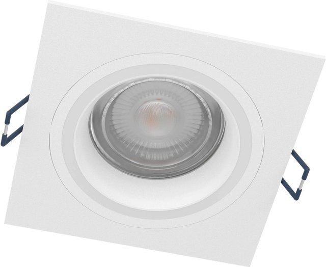 Eglo LED-Einbaustrahler Carosso-Z RGB/CCT in Weiß Matt, dimmbar mit Fernbedienung und Bluetooth/ZigBee Steuerung, B/T/H: 9,3 x 9,3 x 9,3 cm - Bild 1