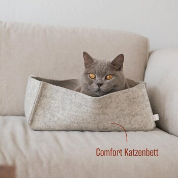 The Catery Filzkatzenbett Comfort mit erhöhtem Rand - Bild 2