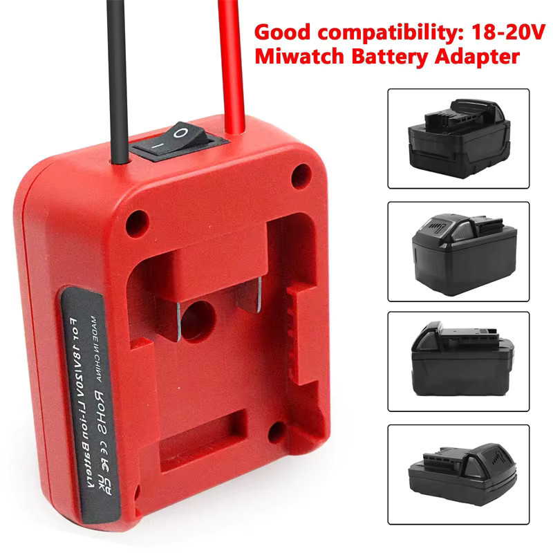 DIY-Adapter für DeWalt 20V und Milwaukee 18V Lithium-Ionen-Akkus mit 30A-Sicherungen für RC-Autos, Spielzeug und Robotik - Bild 2