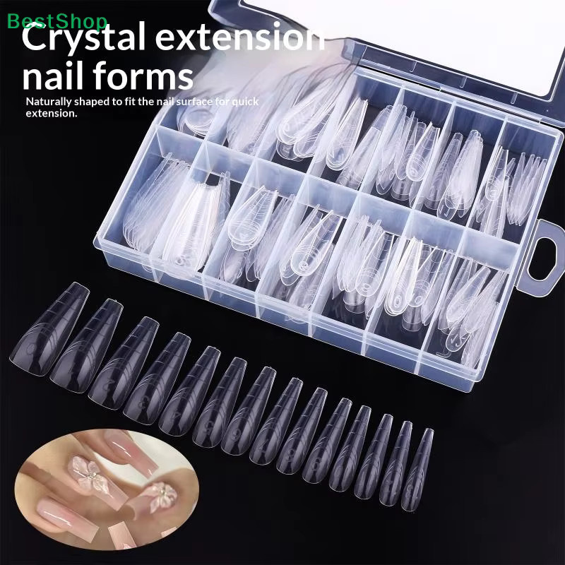 Nailpop Dual-System Nagelformen, Verlängerungs-Nagelspitzen, 70/140/150 Stück - Bild 2