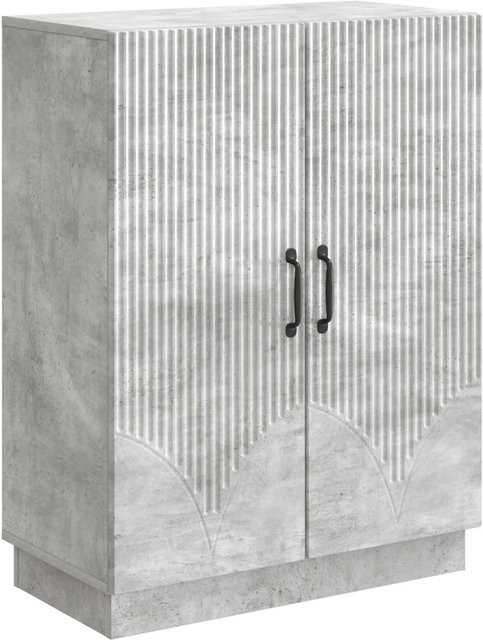vidaXL Sideboard modern in Betongrau aus MDF, B/T/H: 66 x 34,5 x 87 cm - Bild 1