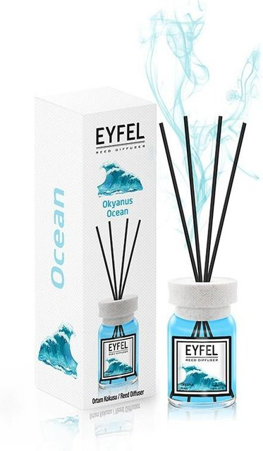 Eyfel Duftdiffusor mit Stäbchen Ozean Blau 120ml - Bild 1