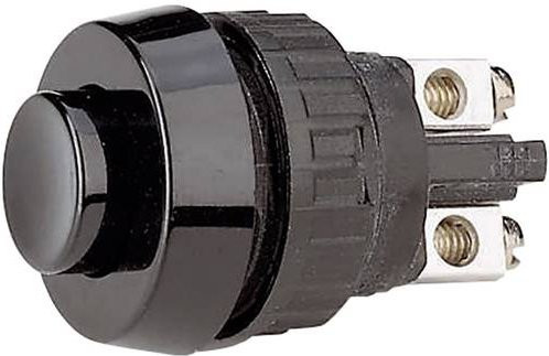 RAFI Drucktaster 1.10.001.151/0301 Schwarz 250 V/AC 0.7A 1 x Ein/Aus tastend mit Schraubanschluss - Bild 1