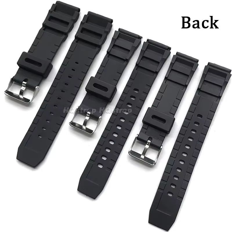 Casio Uhrenarmband Silikon, Schwarz, Unisex - Bild 5
