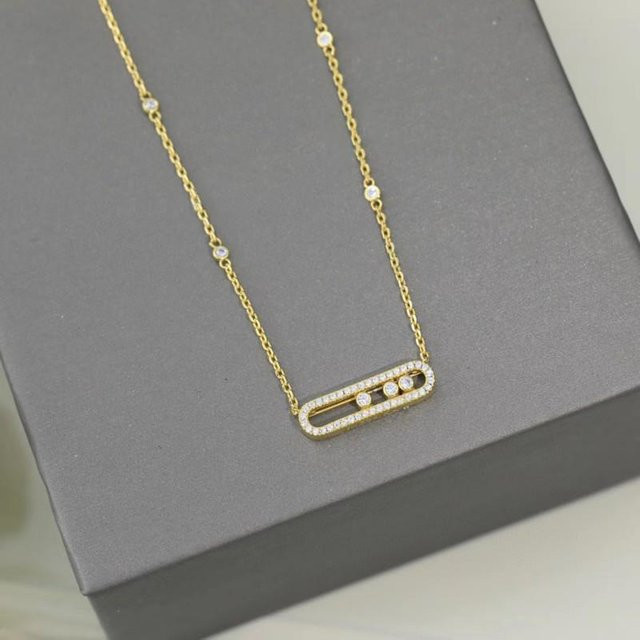 FashionFlair Schiebekette, Diamant, Gold, Damen - Bild 1