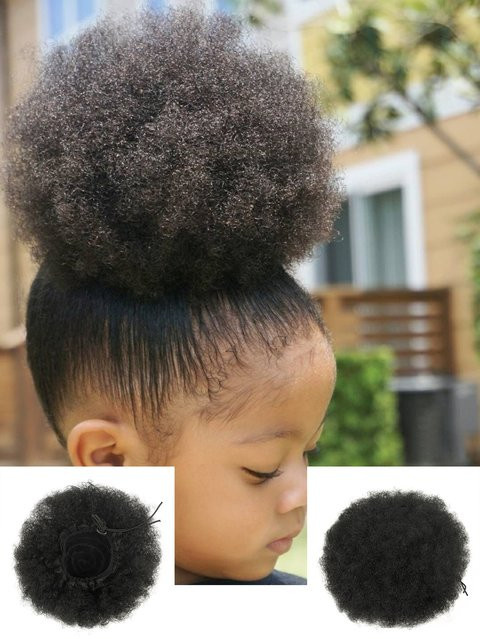 Booming Hair Afro Curly Puff Clip-In Haarknoten, Damen, Lockiges Haar - Bild 1