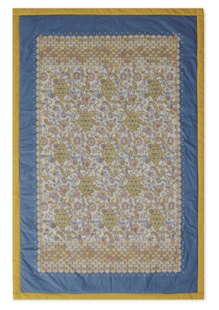 Bassetti Plaid TIGULLIO C1 Pastell in Blau/Mehrfarbig mit Ornamentmuster, B/T: 135 x 190 cm