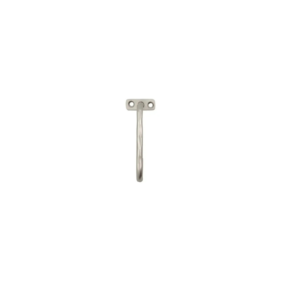 House Doctor Welo Wandhaken aus Metall in Silber gebürstet, Höhe: 10 cm - Bild 1