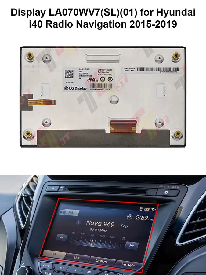 Display mit Funknavigation für Kia Sportage K4 und Hyundai Veloster i40 - Bild 3