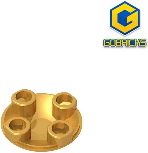 Gobricks GDS-608 SLIDE SHOE RUND 2X2, Zubehör - Bild 1