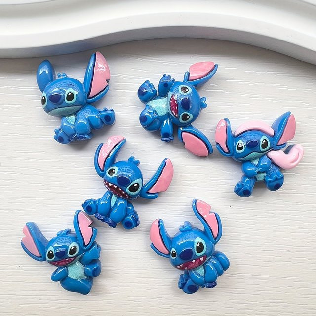HEROCROSS Stitch Haarspangen aus Kunstharz, 6 Stück Set - Bild 1
