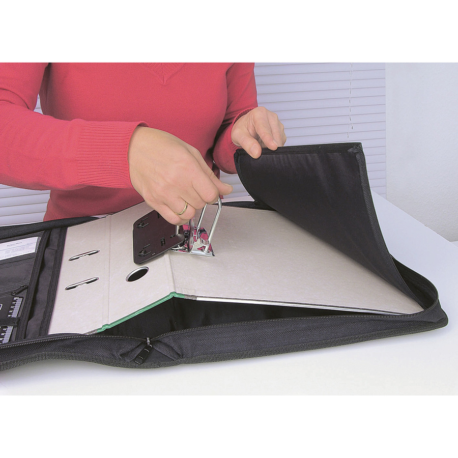 WEDO Konferenzmappe aus Polyester in Schwarz für A4 - Bild 2