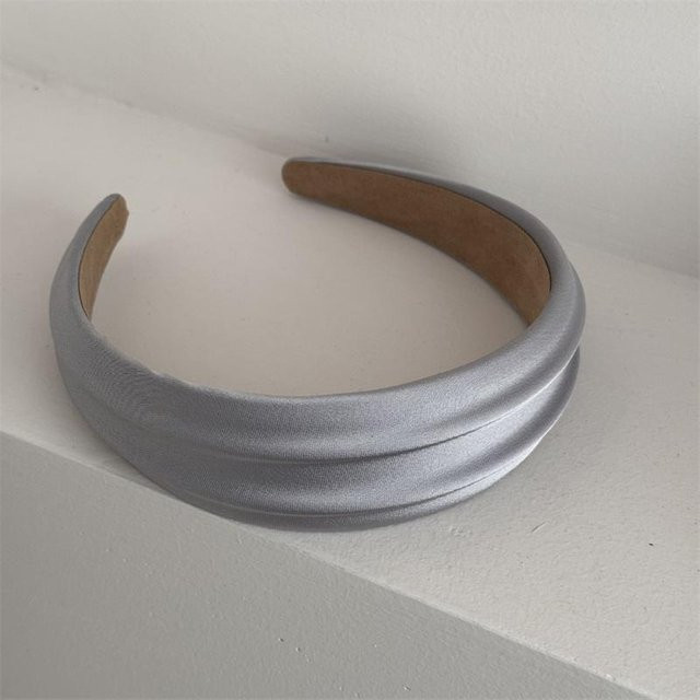 YULIN Kopfband, Satinstoff, grau, Damen - Bild 1