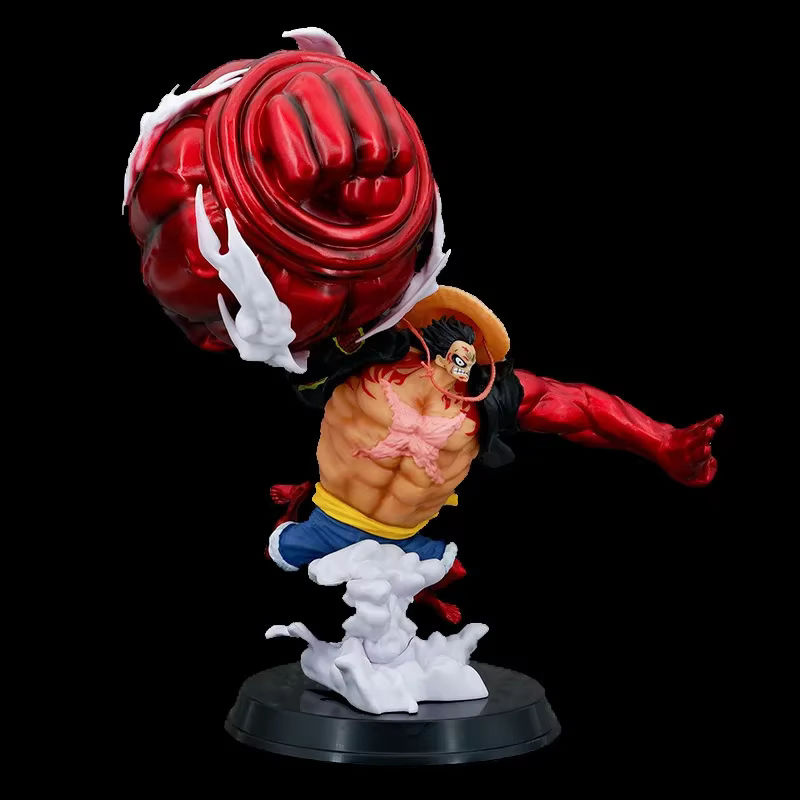 Bandai One Piece Ruffy Great Saruwang Gun 4. Gang Big Fist Anime Actionfigur aus Kunststoff, mehrfarbig, Höhe: 30 cm - Bild 2