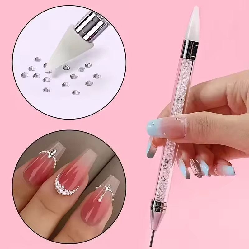 LULAA Doppelseitiger Buntstift, Strass-Pflücker für Nagelkunst - Bild 2
