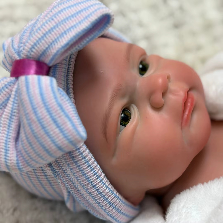 CatDoneca Elijah Bebe Reborn-Puppe, Junge, Silikon, Bunt - Bild 2