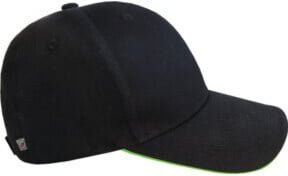 Terrax Workwear Cap in Schwarz und Limette - Bild 1