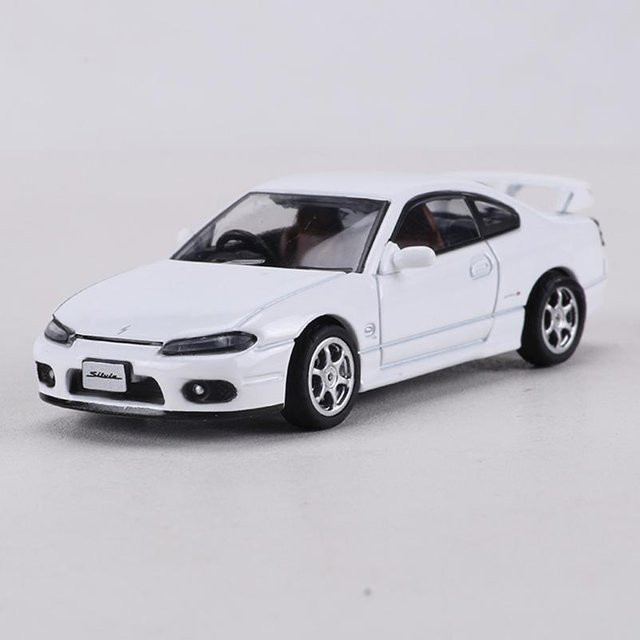 Linyi Toy Car Schatten Silvia Spec-R Aero S15, Modell Spielzeug, 1:64, Grau, ab 14 Jahren - Bild 1