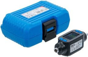 BGS Digitaler Drehmoment-Adapter 70212, 1/4 Zoll (6,3 mm), 6 - 30 Nm, Blau - Bild 1