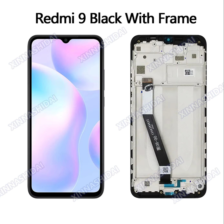 Xiaomi Redmi 9 9A 9C LCD Display Touchscreen Digitalisierer Baugruppe in Schwarz mit 6,53 Zoll - Bild 2