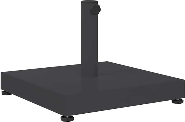 vidaXL Sonnenschirmständer aus Stahl in Dunkelgrau, B/T/H: 45 x 45 x 31,5 cm - Bild 1