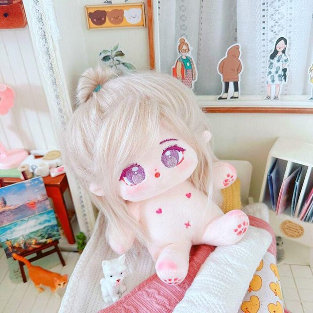 Linyi toy Baumwollpuppe, Plüschtier, 20cm, ab 14 Jahren - Bild 1