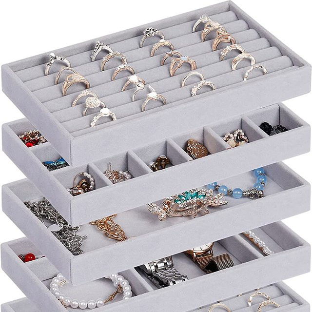 Schmuck-Aufbewahrungsbox, stapelbar, Unisex - Bild 1
