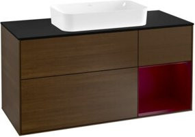 V&B Waschtischunterschrank Finion mit Wandbeleuchtung, Breite: 120 cm, Tiefe: 50,1 cm, Höhe: 50,1 cm - Bild 1