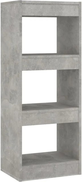 vidaXL Bücherregal und Raumteiler aus Holzwerkstoff in Grau, B/T/H: 40 x 30 x 103 cm - Bild 1
