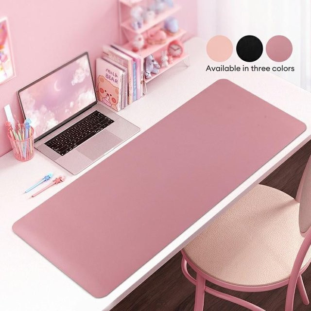 Niedliches Mauspad von Potdemiel in Rosa im Macaron-Design für deinen Schreibtisch - Bild 1