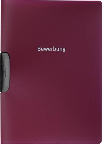 Durable Bewerbungsmappe Klemmmappe aus Kunststoff DIN A4 in Lila - Bild 1