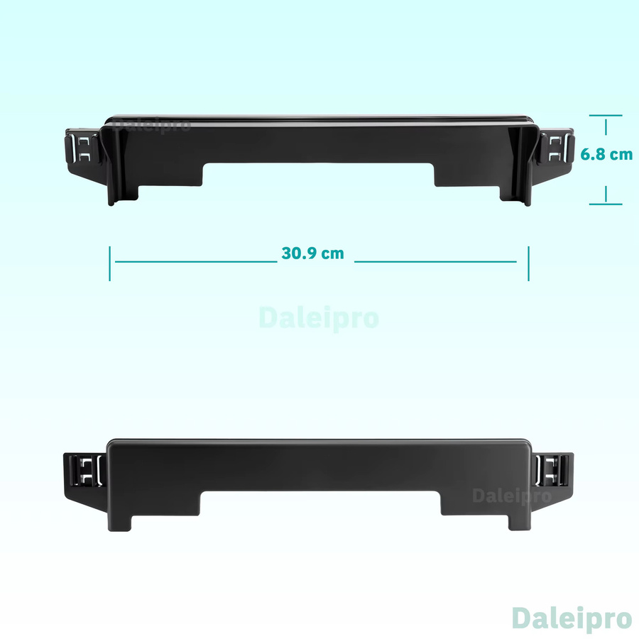 Dualer kabelloser Qi-Handyhalter mit Bildschirm-Fixierclip für Mazda CX-5 2026, Farbe: Schwarz - Bild 3