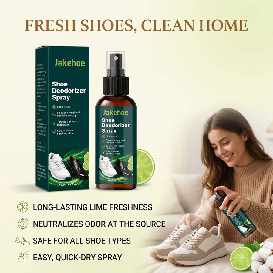 JAKEHOE Schuh-Deo-Spray mit Zitrusduft als Geruchsentferner und Hemmstoff gegen Bakterien und Pilze - Bild 2