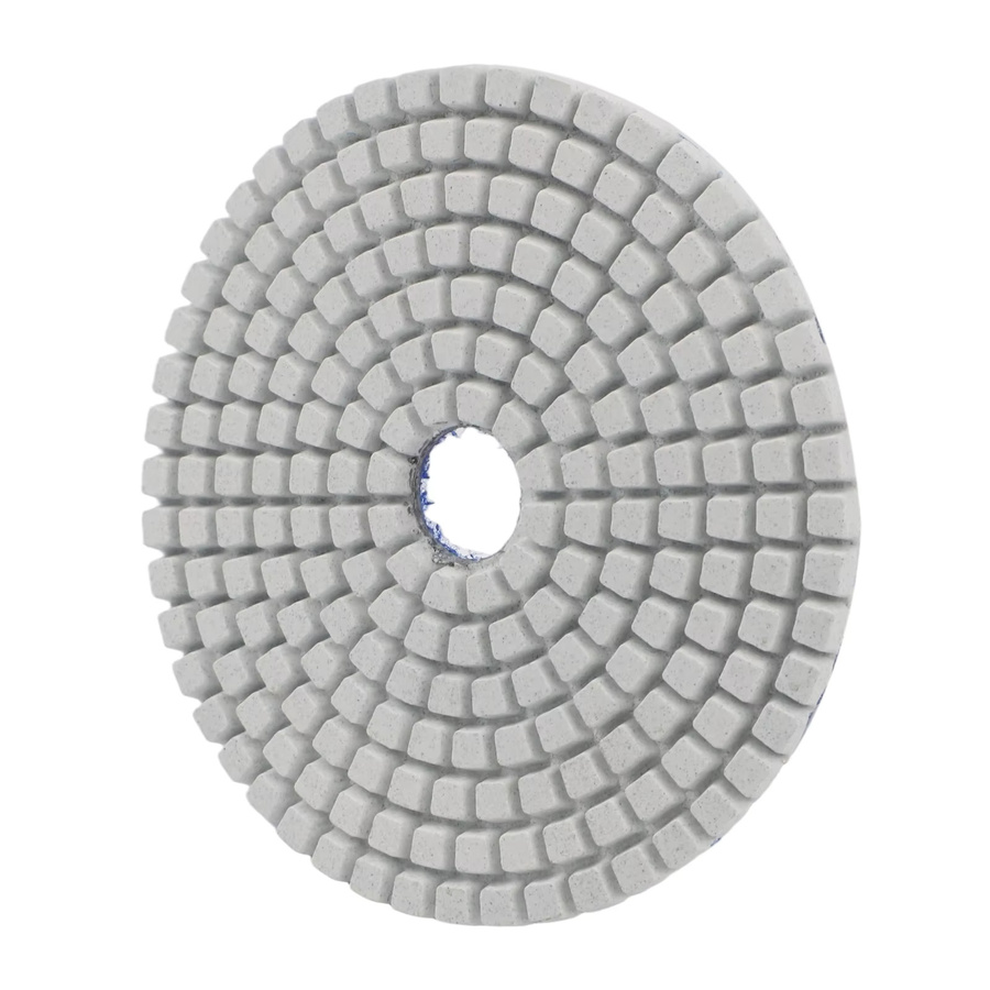 DAZZLEEX Polierpad Set für Granit und Marmor, 30-10000 Körnung, Nass- und Trockenschleifen, Durchmesser: 100 mm, Klettverschluss - Bild 1