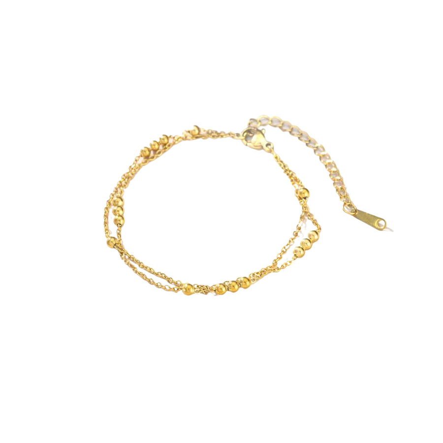 HISHER Armband, Edelstahl, Gold, Perle, Damen - Bild 5