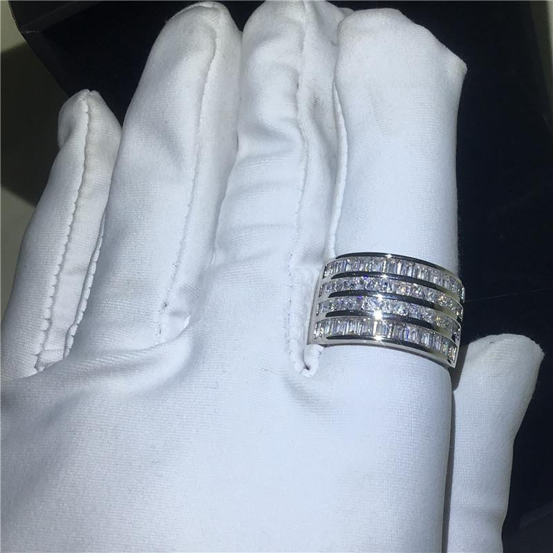 Ring Vintage, Silber, Zirkonia, Unisex - Bild 4
