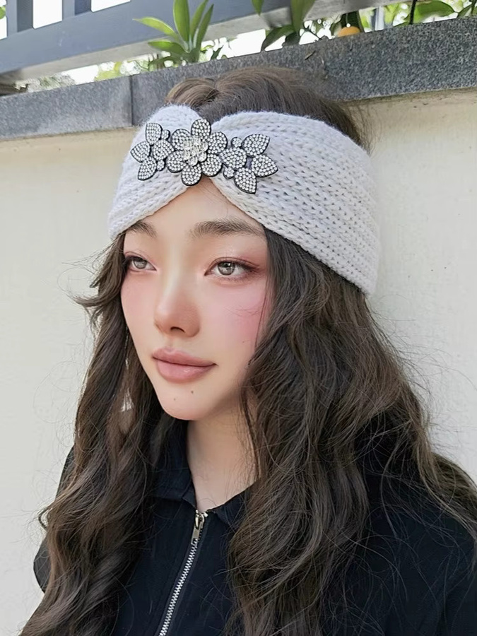 KBAP Stirnband, Strass, gestrickt, Damen, Mädchen - Bild 7