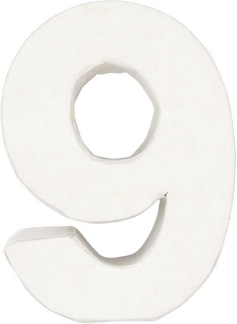 Rico Design 3D Pappzahl 9, Höhe: 7 cm, Breite: 2,5 cm - Bild 1