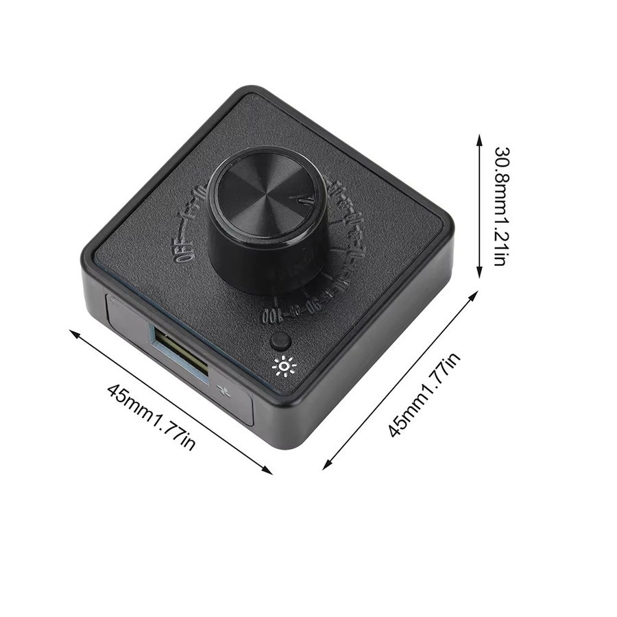diymore 4Pin PWM Lüfter Geschwindigkeit Controller mit USB-C PD QC Schnellladefunktion für Wasserkühlung und Kühler, Schwarz - Bild 5