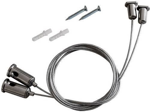 LEDmaxx SUS01 Tri-Proof Abhängung Leuchte in Silber aus Metall - Bild 1