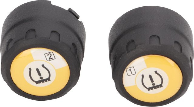 TOMTOP Bluetooth TPMS Reifendrucküberwachungssystem mit 2 externen Sensoren in Gelb - Bild 1