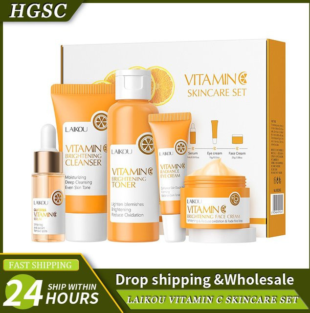 LAIKOU Vitamin C Hautpflegeproduktset, 5-teilig, Unisex - Bild 1